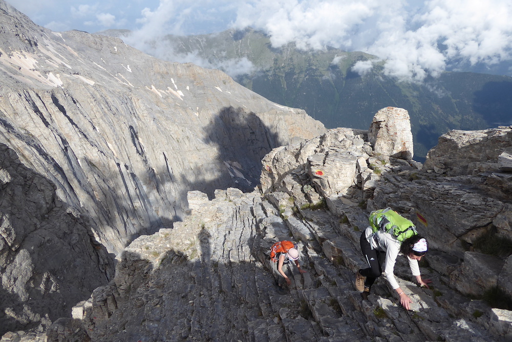 Último tramo antes de alcanzar la cima del Olimpo. ©Felipe Gómez