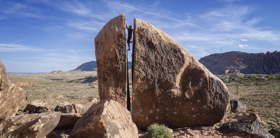 Red Rocks Boulder Sputnik Climbing