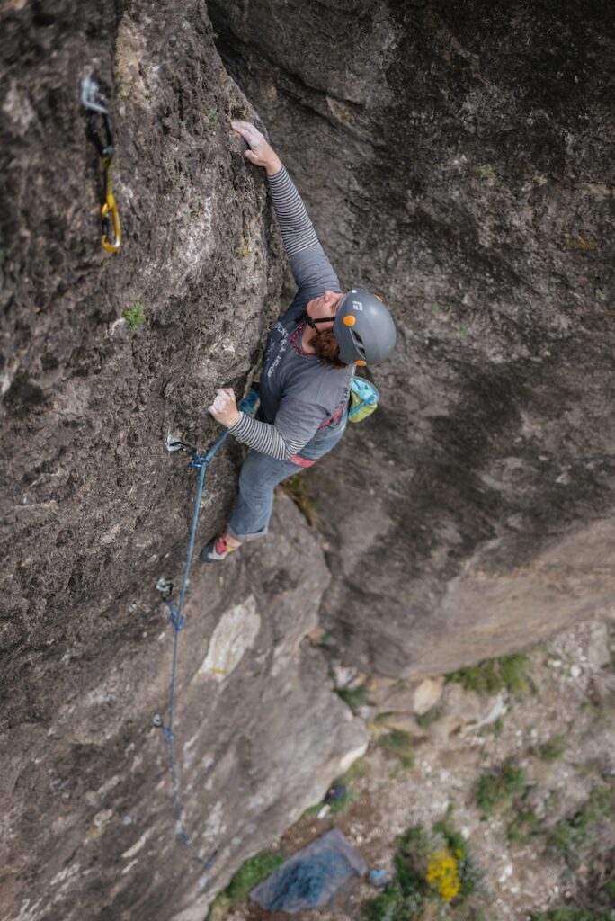 Escalada tradicional deportiva Sputnik El cohete 05