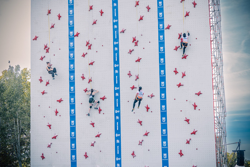 Test 4 speed IFSC Madrid Río Sputnik Climbing