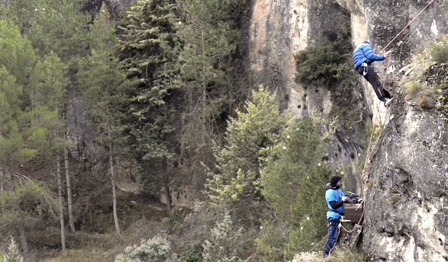 cajas nido cuenca Escalada y conservación Sputnik Climbing