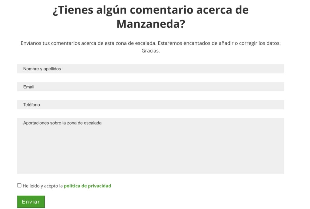 Plantilla para aportar información en el Censo de Regulaciones. Permite también colaborar de forma anónima.