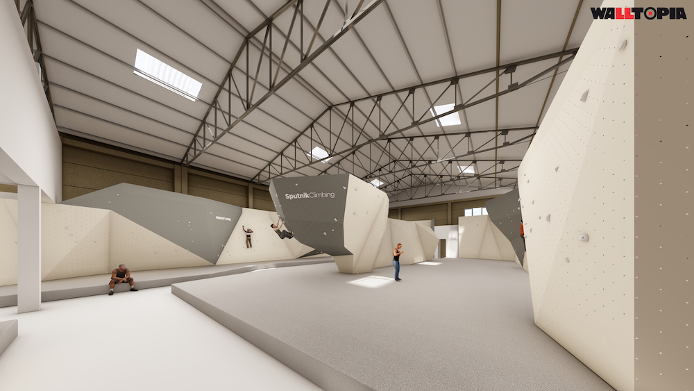 Zona de boulder de Sputnik Las Rozas.